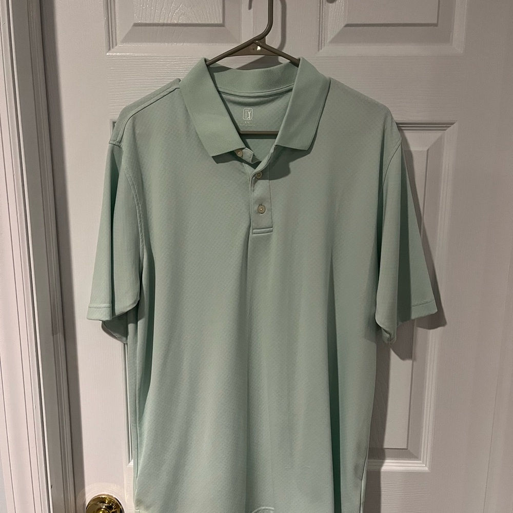 Men's Light Green Polo Shirt